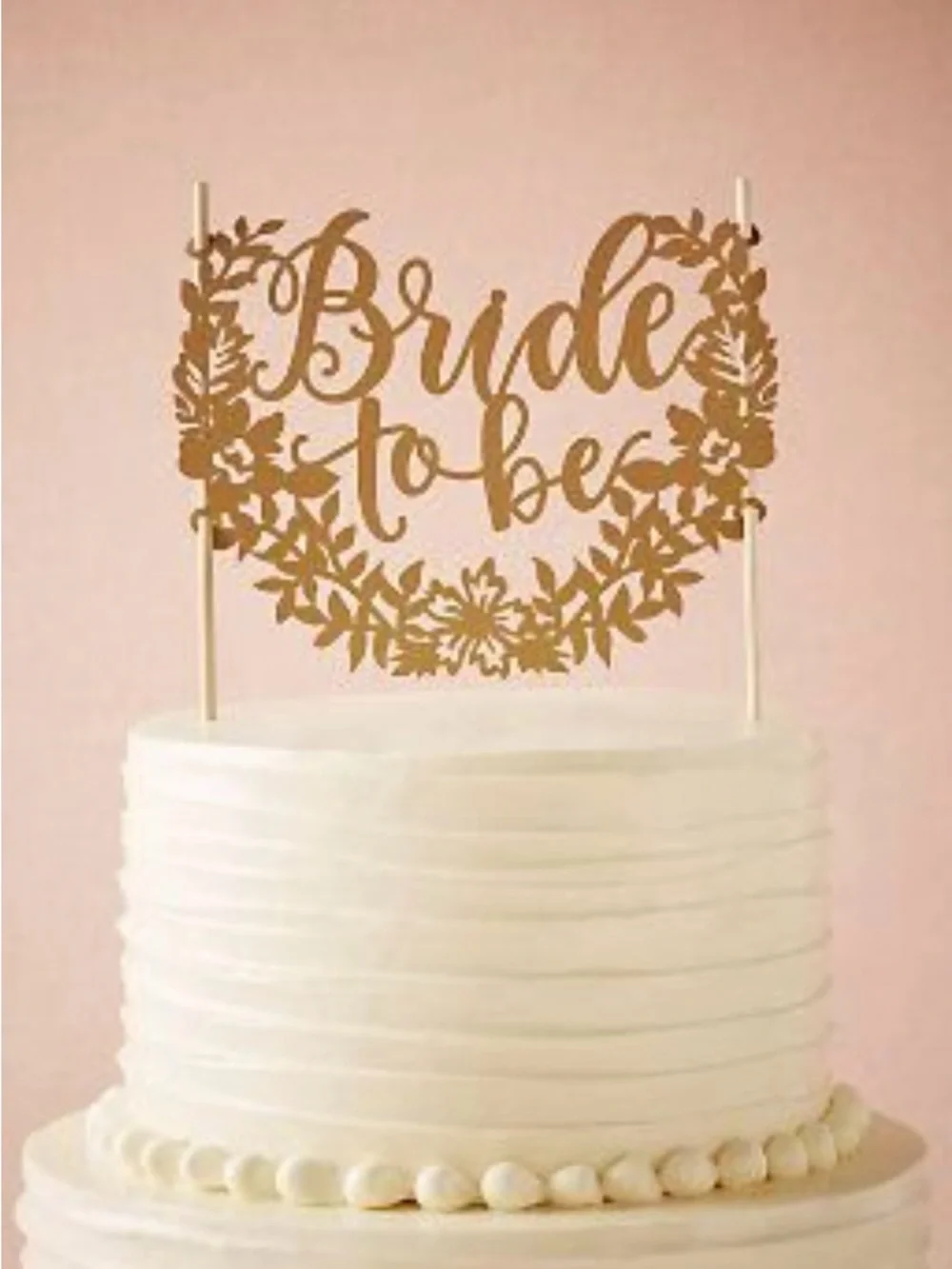 Anthropologie Cake Topper and Straws
